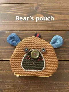 くまちゃんポーチ　ハンドメイド