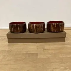 秋田　角館　桜皮細工　樺細工　小物入れ3個