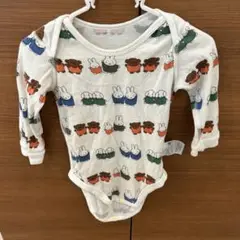 ミッフィー柄 長袖ボディスーツ　80cm