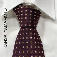 TG2665 KANSAI YAMAMOTO パターン柄 ネクタイ 日本製