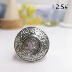 bj12280閉店セール12.5号リングジルコニア装飾デザインリング