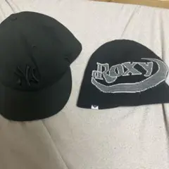New Era 59FIFTY とビーニーの2つセット