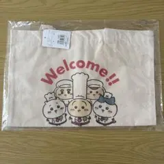 【ちいかわ】　ちいかわレストラン　トートバッグ　welcome‼︎