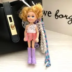 ドールチャーム　人形キーホルダー　バッグチャーム　キーリング　バービー　韓国