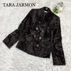 TARA JARMON タラジャーモン フェイクファージャケット ブラウン 38