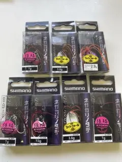 シマノ　ネガカリノタテ　7セット　ルアーセット　チニング