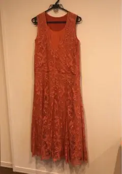値下げ!ebure 総レース 花柄ワンピース