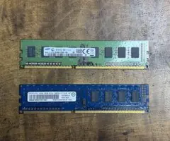 DDR3 4GB 1600MHz メモリ 240ピン 2種類
