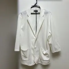 メンズ　サマージャケット　オフホワイト　L