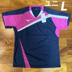 No.4663 MIZUNO ミズノ シャツ ドレス ネイビー L バドミントン