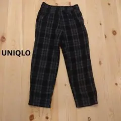 ユニクロ UNIQLO チェック柄 イージーパンツ Mサイズ