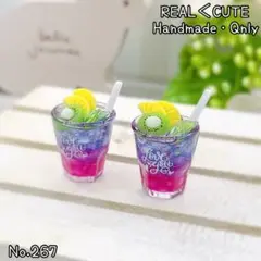 ミニチュアドリンク 2個セット フェイクスイーツ 267