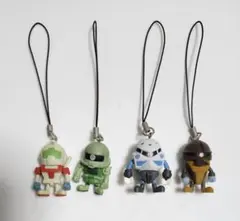 ガンダム×パンソンワーク コラボ ストラップ 4個セット