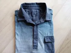 Calvin Klein Jeans 半袖ポロシャツ M グレーブルー