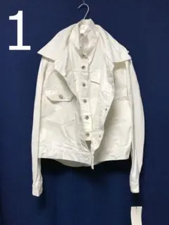 サイズ 1 SACAI 20SS レイヤードデニムジャケット 定価94600円