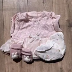 ピンク ツーウェイ・ドレスオール50〜70