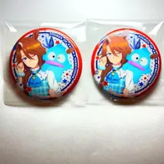 ウマ娘 サンリオ 缶バッジ サウンズオブアース シークレット 2個セット