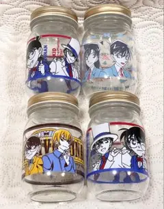 名探偵コナン ガラスジャー 4個セット