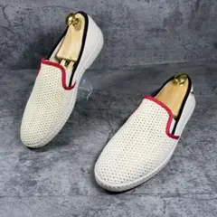 極美品【リビエラ】（41）メッシュスリッポン エスパドリーユ アイボリー
