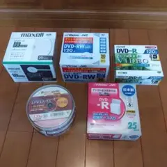 DVD-R/DVD-RW まとめてセット