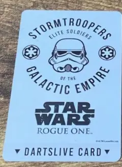 ダーツライブカード　スターウォーズ　A NEW HOPE ダーツ ゲームカード【ダーツライブ】スターウォーズ スペシャル