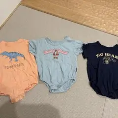 ロンパース3点セット 80
