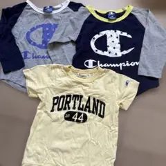 Champion Tシャツ+長袖2点 3枚セット 100cm、110cm