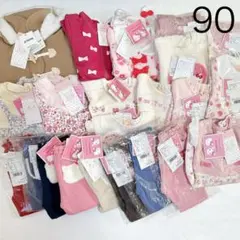✨新品✨【クーラクールෆキティコラボ】春ෆ‪秋ෆ‪冬セット22点ෆ‪ 90cm