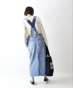 FRAMeWORK LEE 別注 ローバックジャンパースカート/デニムサロペット