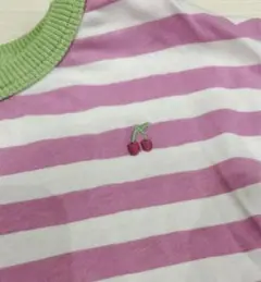 ZARA 半袖 Tシャツ ボーダー さくらんぼ 98cm