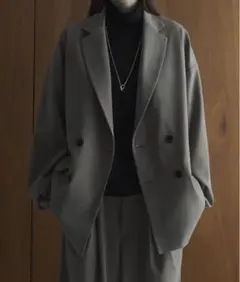 remer loose basic double tailored jacket