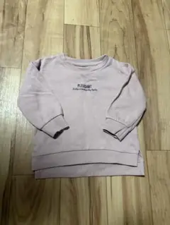ピンク 長袖トレーナー 80サイズ