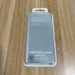新品未使用Galaxy S10+ クリアビューカバー ホワイト