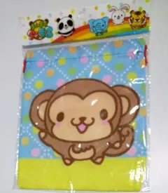 まんまるアニまるミニ巾着袋《おさる》