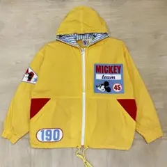 ディズニー ミッキーマウス レディース フード付きジップアップジャケット90年代