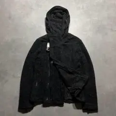 00s “Semantic design” leopard hoodie y2k