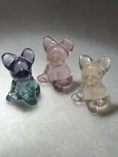 ☆セール☆フローライト フレンチブルドッグ 犬 置物