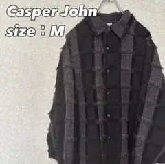 【美品】Casper John バリアスルーズシャツ Mサイズ【古着】