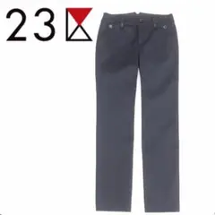 A4715■美品■23区 コットン ストレッチ スラックス パンツ 36