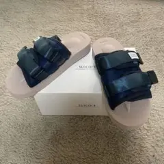 新品未使用 SUICOKE MOTO-FEab Navy/Wine 24cm