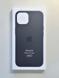 【新品】純正 iPhone 14 シリコンケース・ミッドナイト②