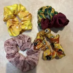鬼滅の刃シュシュ4個セット -