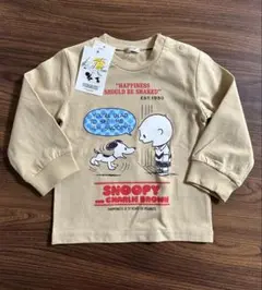 新品　スヌーピー チャーリーブラウン Tシャツ 80 キッズ　子供　ベビー　服