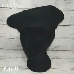 ♡MHL♡フェルトウール ベレー帽 ブラック