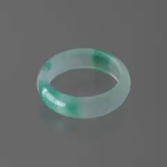 天然　翡翠　リング　氷種　28号