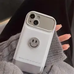 スマホケース 韓国 ニコちゃん 【新入荷】 ダイヤ iPhone15ProMax