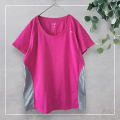 【ユニクロ】スポーツウェア　半袖Tシャツ(XL)大きいサイズ　トレーニング