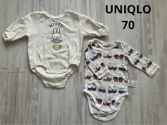 ミッフィー ロンパース 肌着 70センチ ユニクロ 匿名配送