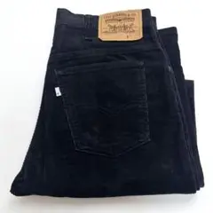 極美Levi's517リーバイスコーデュロイパンツジーンズ90s80sブラック
