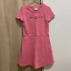 TOMMY HILFIGER 半袖ワンピース 122 ピンク